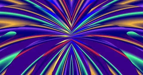 Mirror rays on blue background Stock Footage 141249880