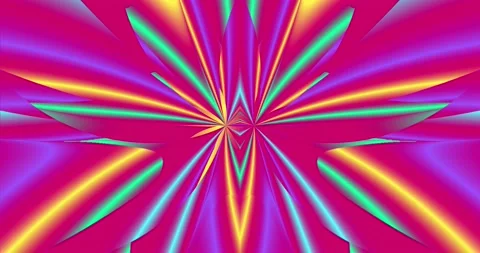 Mirror rays on pink background Stock Footage 141249870