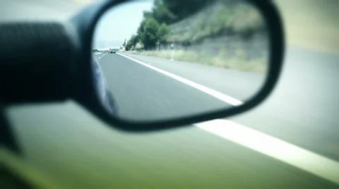 Mirror rearview car Stock-Footage 7727972