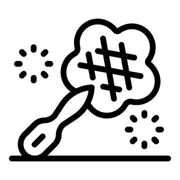 Mirror reflecting light rays and creating a sparkle effect Stockillustratie