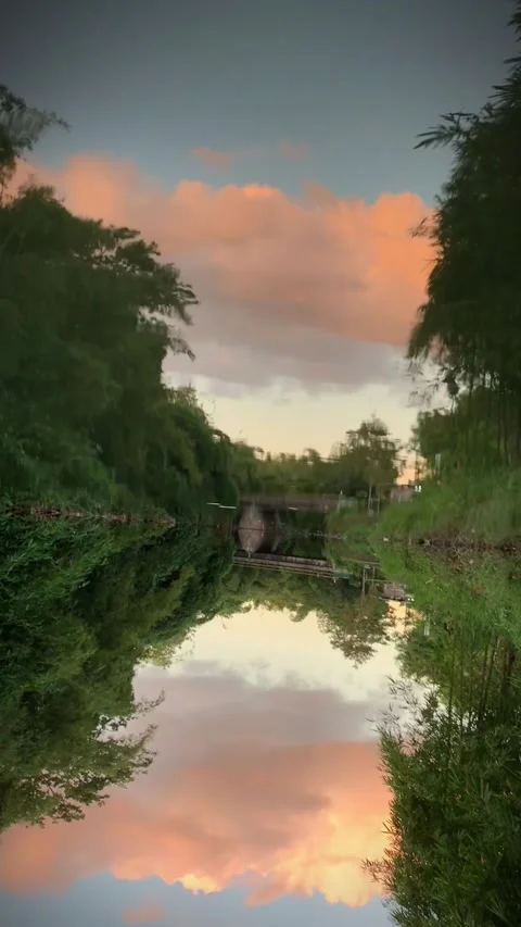 Mirror River Video stock 227047266