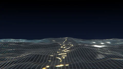 Mirror Sea - 20 second looping animation Video stock 135749886