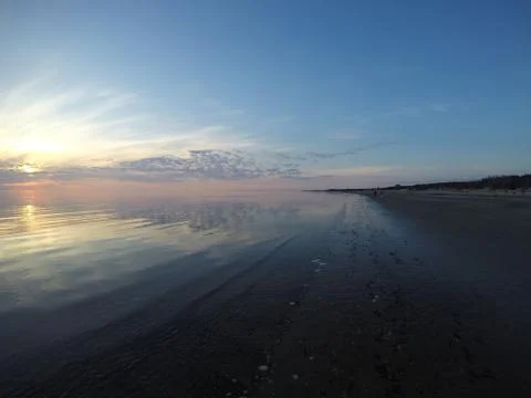 Mirror sea Foto stock