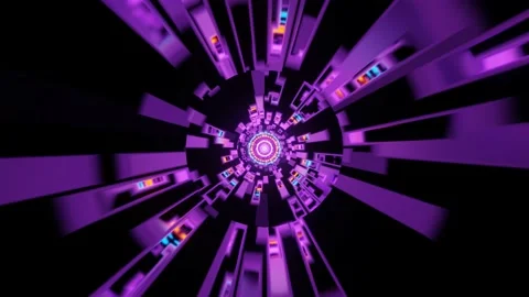 Mirror Spectacle Patterned Light Way 4k uhd 3d rendering vj loop Stock Footage 141382866