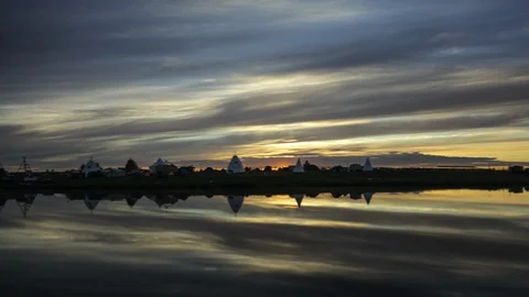Mirror Sunrise Stock Footage 105900099