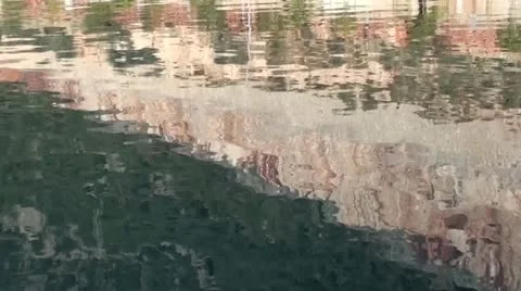 Mirror surface of the sea Stock Footage 10831483