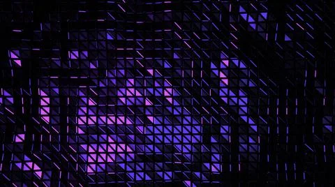 Mirror surface of triangles with colors. Design. Beautiful disco background with Stock Illustration