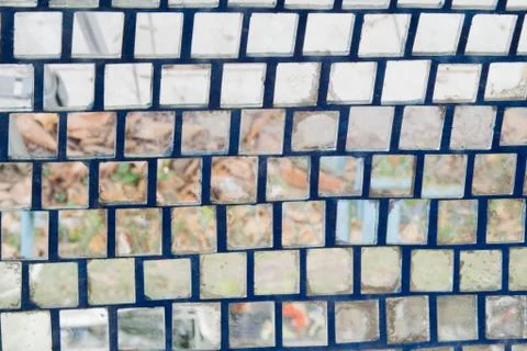 Mirror textile Stock Photos