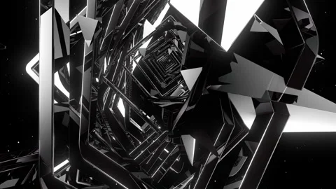 Mirror Tunnel Stock Footage 308662731