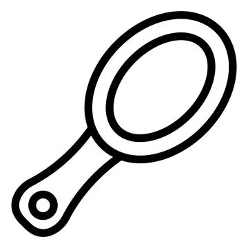 Mirror Vector Icon Design Illustration Stock Illustration