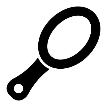 Mirror Vector Icon Design Illustration Stock Illustration