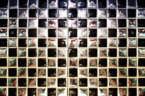 Mirror wall background Stock Photos