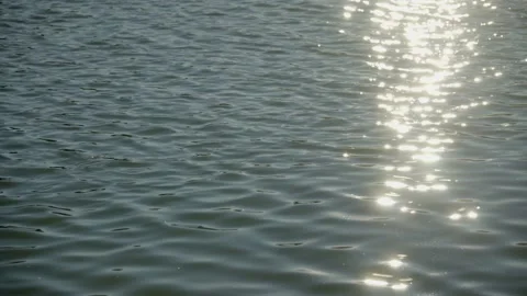 Mirror of water reflecting the sun 動画素材 166059221