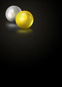 Mirrorball disco background Stock Illustration