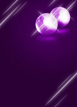 Mirrorball disco background Stock Illustration