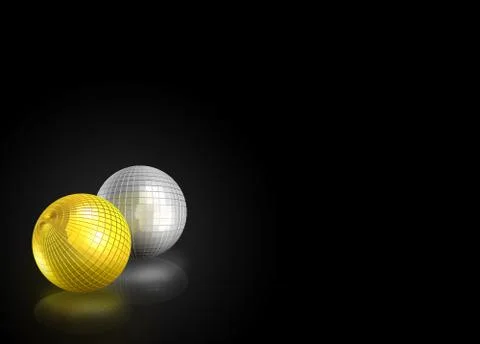 Mirrorball disco background Stock Illustration