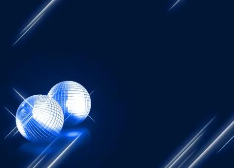Mirrorball disco background Stock Illustration