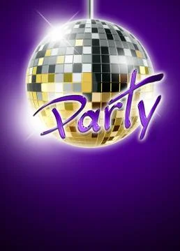 Mirrorball disco background Stock Illustration