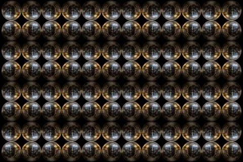 Mirrorball Pattern Design Stock Photos