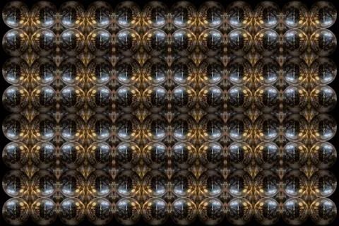 Mirrorball Pattern Design Stock Photos