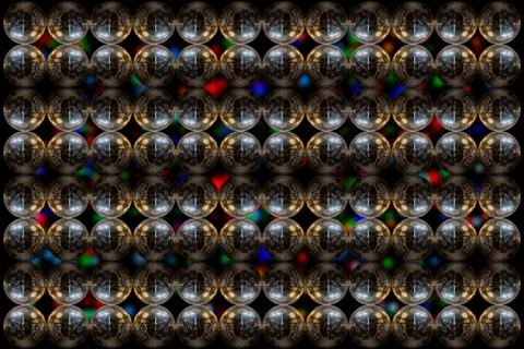 Mirrorball Pattern Design Stock Photos
