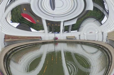 Mirrored Abstract Stock Illustration