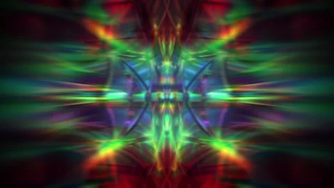Mirrored Energy Gate Background Seamless Loop Vídeo Stock 343119739