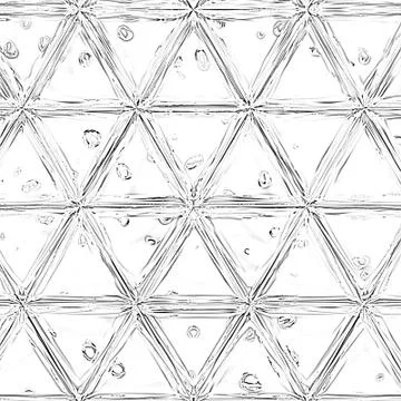 Mirrored grid, mesh abstract geometric pattern Stock Illustration