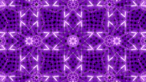 Mirrored Kaleidoscope Flower Motion background. 库存影片 340960281