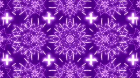 Mirrored Kaleidoscope Flower Motion background. Vidéo 340960314