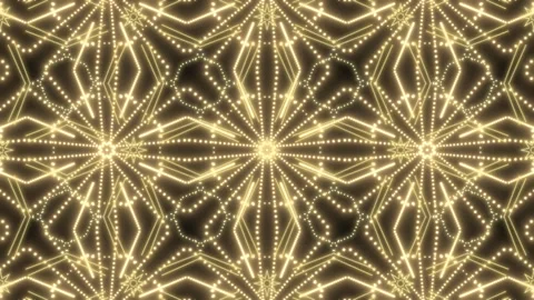 Mirrored Kaleidoscope Flower Motion background. 動画素材 340960316