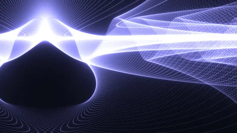 Mirrored Laser Light Show Pattern Mesh Abstract Video stock 139717793