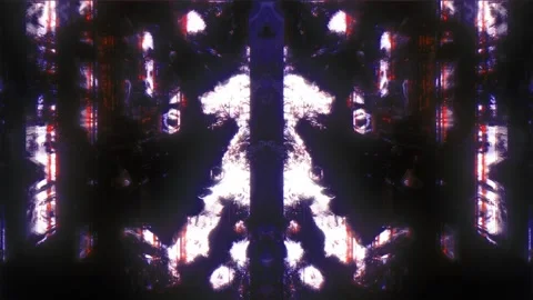 Mirrored Light Pattern Stock Footage 326715554