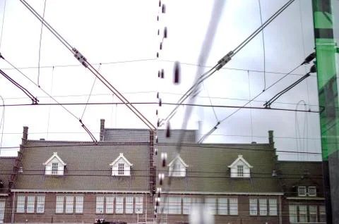 Mirrored Trainstation Stock Photos