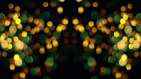 Mirroring De-focused Glowing Lights Stock-Footage 38850981