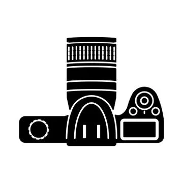 Mirrorless Digital Camera Vector Stock Illustration