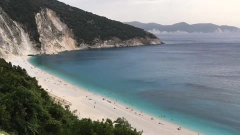 Mirtos beach timelapce Video stock 158607896