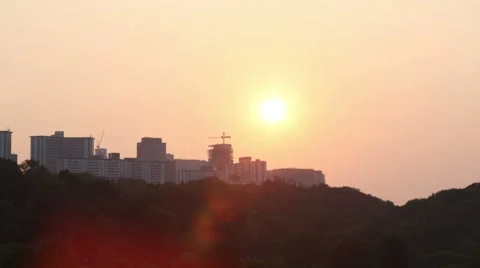 MISC SunsetAtRiverdalePark Stock Footage 7733719