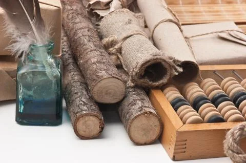 Miscellaneous object in cargo office Stock Photos