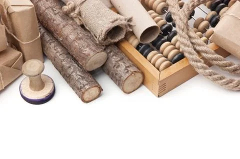 Miscellaneous object in cargo office Stock Photos