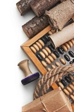 Miscellaneous object in cargo office Stock-Fotos