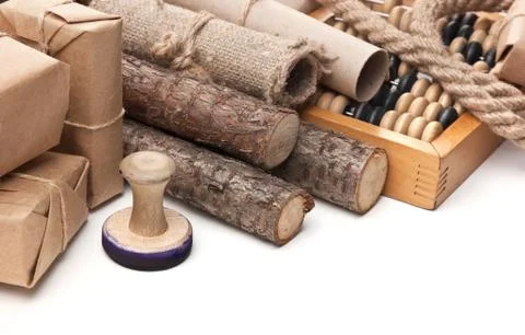 Miscellaneous object in cargo office Stock Photos