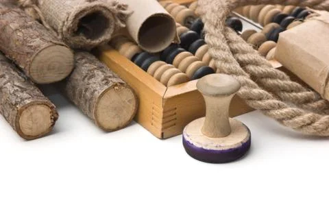 Miscellaneous object in cargo office Stock Photos