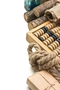 Miscellaneous object in cargo office Stock Photos