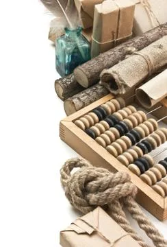 Miscellaneous object in cargo office Foto stock