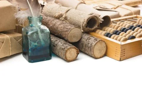 Miscellaneous object in cargo office Stock Photos