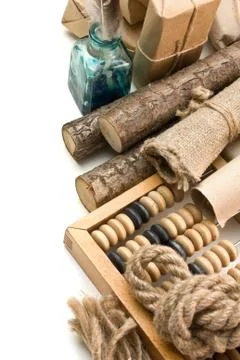 Miscellaneous object in cargo office Stock Photos