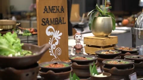 Miscellaneous sambal Stock Footage 276345758