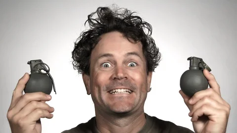 Mischief Man Has Explosive Ideas Video stock 117133250