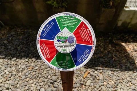Mischief Spinner Extra Obstacle Mini Golf Wheel Foto stock